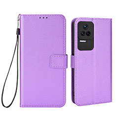 Handytasche Stand Schutzhülle Flip Leder Hülle BY1 für Xiaomi Poco F4 5G Violett