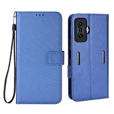 Handytasche Stand Schutzhülle Flip Leder Hülle BY1 für Xiaomi Poco F4 GT 5G Blau