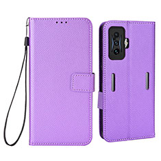 Handytasche Stand Schutzhülle Flip Leder Hülle BY1 für Xiaomi Poco F4 GT 5G Violett