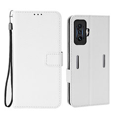 Handytasche Stand Schutzhülle Flip Leder Hülle BY1 für Xiaomi Poco F4 GT 5G Weiß