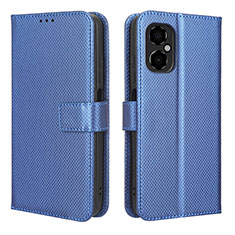 Handytasche Stand Schutzhülle Flip Leder Hülle BY1 für Xiaomi Poco M4 5G Blau