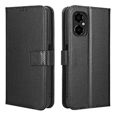 Handytasche Stand Schutzhülle Flip Leder Hülle BY1 für Xiaomi Poco M4 5G Schwarz