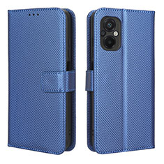 Handytasche Stand Schutzhülle Flip Leder Hülle BY1 für Xiaomi Poco M5 4G Blau