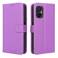 Handytasche Stand Schutzhülle Flip Leder Hülle BY1 für Xiaomi Poco M5 4G Violett