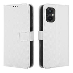 Handytasche Stand Schutzhülle Flip Leder Hülle BY1 für Xiaomi Poco M5 4G Weiß