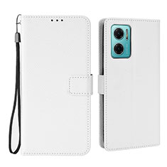 Handytasche Stand Schutzhülle Flip Leder Hülle BY1 für Xiaomi Redmi 10 Prime Plus 5G Weiß