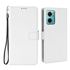 Handytasche Stand Schutzhülle Flip Leder Hülle BY1 für Xiaomi Redmi 11 Prime 5G Weiß