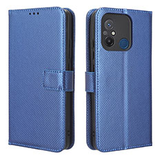 Handytasche Stand Schutzhülle Flip Leder Hülle BY1 für Xiaomi Redmi 11A 4G Blau