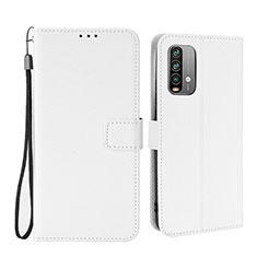 Handytasche Stand Schutzhülle Flip Leder Hülle BY1 für Xiaomi Redmi 9T 4G Weiß