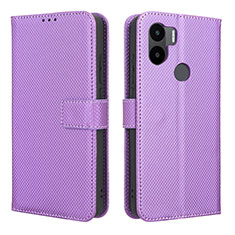 Handytasche Stand Schutzhülle Flip Leder Hülle BY1 für Xiaomi Redmi A1 Plus Violett