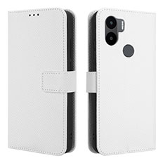 Handytasche Stand Schutzhülle Flip Leder Hülle BY1 für Xiaomi Redmi A1 Plus Weiß