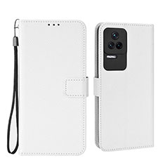 Handytasche Stand Schutzhülle Flip Leder Hülle BY1 für Xiaomi Redmi K50 5G Weiß