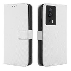 Handytasche Stand Schutzhülle Flip Leder Hülle BY1 für Xiaomi Redmi K60 Pro 5G Weiß