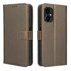 Handytasche Stand Schutzhülle Flip Leder Hülle BY1 für Xiaomi Redmi Note 11R 5G Braun