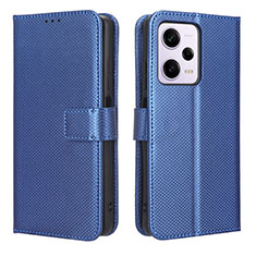 Handytasche Stand Schutzhülle Flip Leder Hülle BY1 für Xiaomi Redmi Note 12 Pro 5G Blau