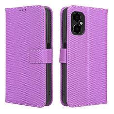 Handytasche Stand Schutzhülle Flip Leder Hülle BY1 für Xiaomi Redmi Note 12R Pro 5G Violett