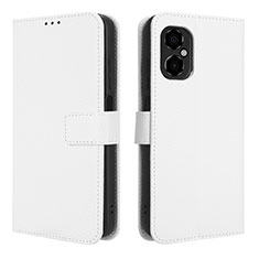 Handytasche Stand Schutzhülle Flip Leder Hülle BY1 für Xiaomi Redmi Note 12R Pro 5G Weiß