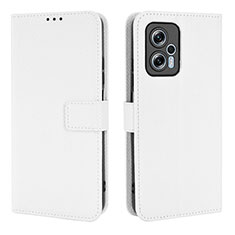 Handytasche Stand Schutzhülle Flip Leder Hülle BY1 für Xiaomi Redmi Note 12T Pro 5G Weiß