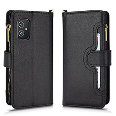 Handytasche Stand Schutzhülle Flip Leder Hülle BY2 für Asus ZenFone 8 Mini Schwarz