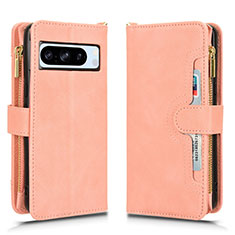 Handytasche Stand Schutzhülle Flip Leder Hülle BY2 für Google Pixel 8 Pro 5G Rosegold