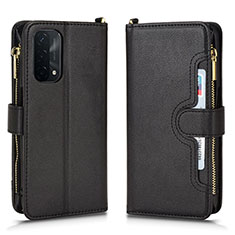 Handytasche Stand Schutzhülle Flip Leder Hülle BY2 für OnePlus Nord N200 5G Schwarz