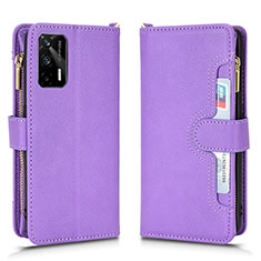 Handytasche Stand Schutzhülle Flip Leder Hülle BY2 für Realme GT Neo 2T 5G Violett