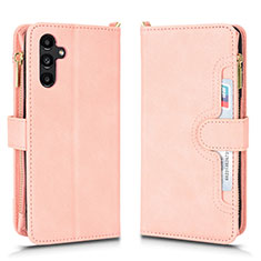 Handytasche Stand Schutzhülle Flip Leder Hülle BY2 für Samsung Galaxy A04s Rosegold