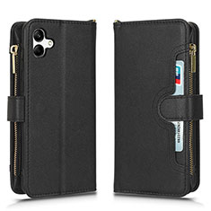 Handytasche Stand Schutzhülle Flip Leder Hülle BY2 für Samsung Galaxy A05 Schwarz