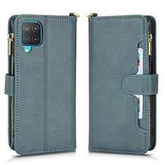 Handytasche Stand Schutzhülle Flip Leder Hülle BY2 für Samsung Galaxy A12 5G Grün