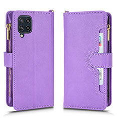 Handytasche Stand Schutzhülle Flip Leder Hülle BY2 für Samsung Galaxy A22 4G Violett