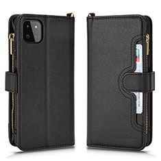 Handytasche Stand Schutzhülle Flip Leder Hülle BY2 für Samsung Galaxy A22 5G Schwarz