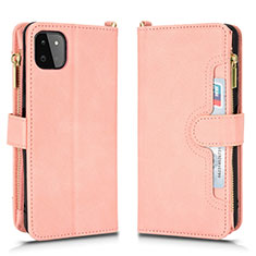 Handytasche Stand Schutzhülle Flip Leder Hülle BY2 für Samsung Galaxy A22s 5G Rosegold