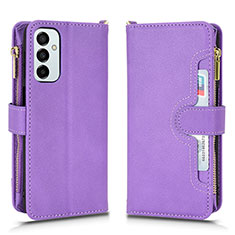 Handytasche Stand Schutzhülle Flip Leder Hülle BY2 für Samsung Galaxy M23 5G Violett