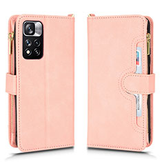 Handytasche Stand Schutzhülle Flip Leder Hülle BY2 für Xiaomi Mi 11i 5G (2022) Rosegold