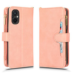 Handytasche Stand Schutzhülle Flip Leder Hülle BY2 für Xiaomi Poco M5 4G Rosegold