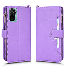 Handytasche Stand Schutzhülle Flip Leder Hülle BY2 für Xiaomi Poco M5S Violett