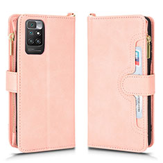 Handytasche Stand Schutzhülle Flip Leder Hülle BY2 für Xiaomi Redmi 10 (2022) Rosegold