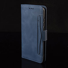 Handytasche Stand Schutzhülle Flip Leder Hülle BY2 für Xiaomi Redmi 9 Prime India Blau