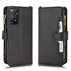 Handytasche Stand Schutzhülle Flip Leder Hülle BY2 für Xiaomi Redmi Note 11 Pro 4G Schwarz