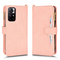 Handytasche Stand Schutzhülle Flip Leder Hülle BY2 für Xiaomi Redmi Note 11S 5G Rosegold