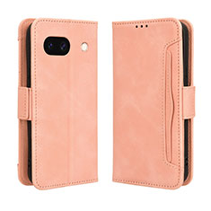 Handytasche Stand Schutzhülle Flip Leder Hülle BY3 für Google Pixel 8a 5G Rosa