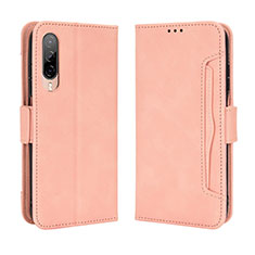 Handytasche Stand Schutzhülle Flip Leder Hülle BY3 für HTC Desire 22 Pro 5G Rosa