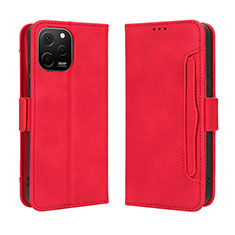 Handytasche Stand Schutzhülle Flip Leder Hülle BY3 für Huawei Enjoy 50z Rot