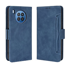 Handytasche Stand Schutzhülle Flip Leder Hülle BY3 für Huawei Honor 50 Lite Blau