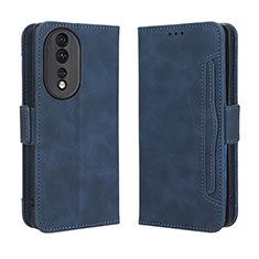 Handytasche Stand Schutzhülle Flip Leder Hülle BY3 für Huawei Honor 80 5G Blau