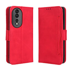 Handytasche Stand Schutzhülle Flip Leder Hülle BY3 für Huawei Honor 80 5G Rot