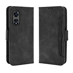 Handytasche Stand Schutzhülle Flip Leder Hülle BY3 für Huawei Honor X5 Plus Schwarz