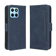 Handytasche Stand Schutzhülle Flip Leder Hülle BY3 für Huawei Honor X6 5G Blau