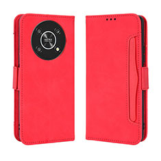 Handytasche Stand Schutzhülle Flip Leder Hülle BY3 für Huawei Honor X9 5G Rot