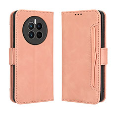 Handytasche Stand Schutzhülle Flip Leder Hülle BY3 für Huawei Mate 50E Rosa